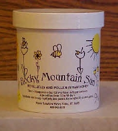 ROCKY MOUNTAINT SUN - Raw Honey, Royal Jelly & Bee Pollen - 23oz